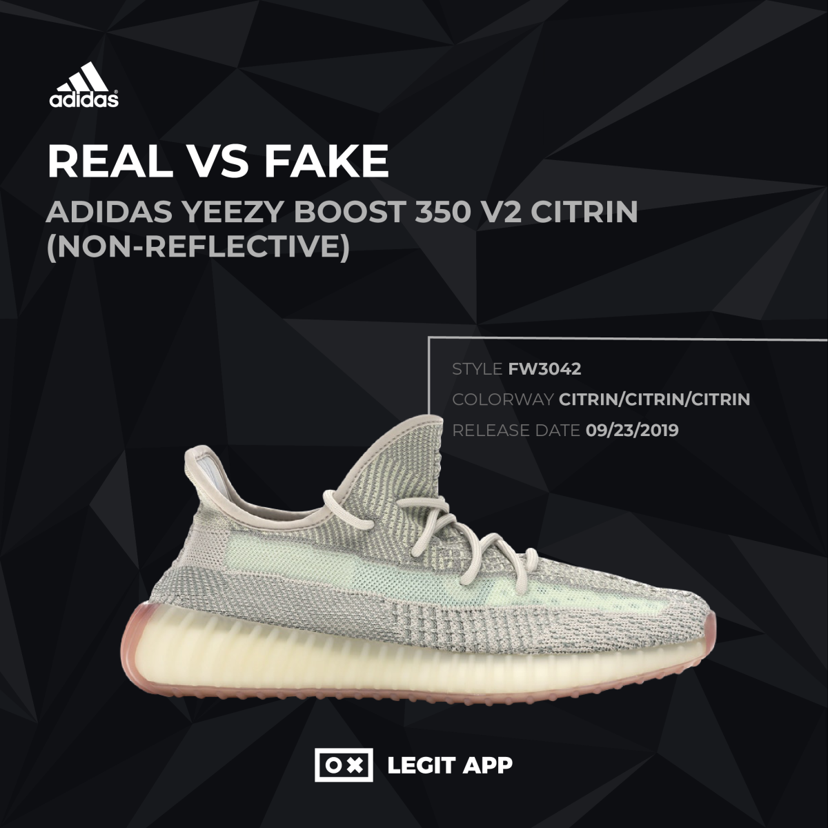 adidas Yeezy Boost 350 V2 Citrin (Non-Reflective)