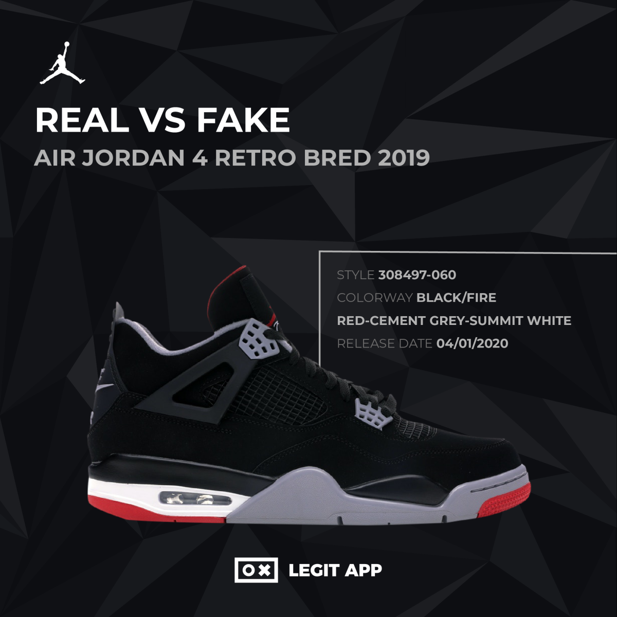 Jordan 4 Retro Bred 2019