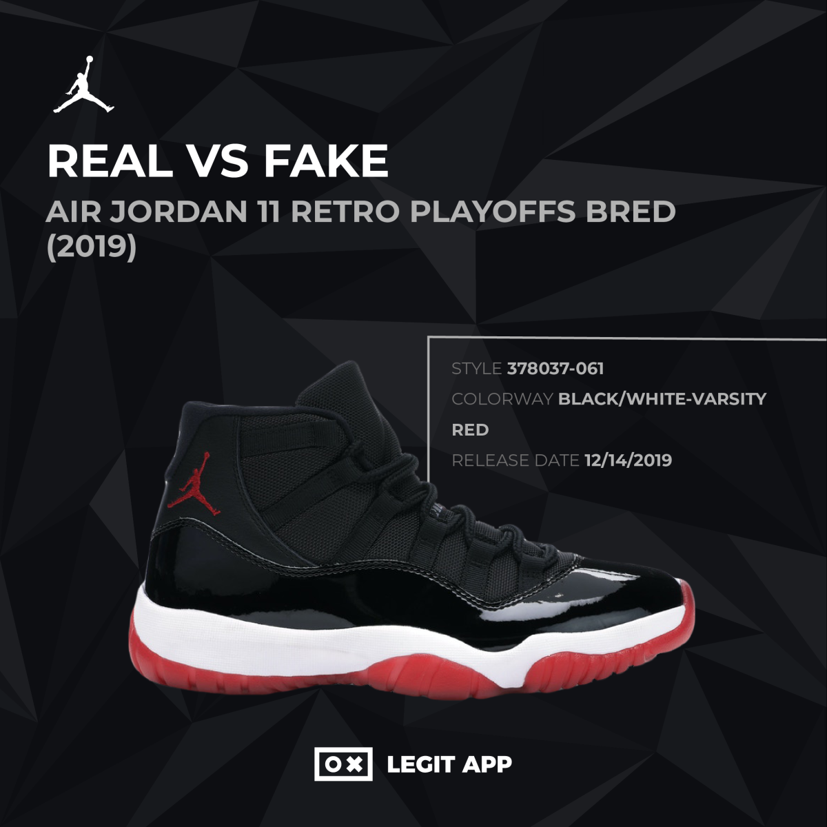Jordan 11 Retro Playoffs Bred (2019)
