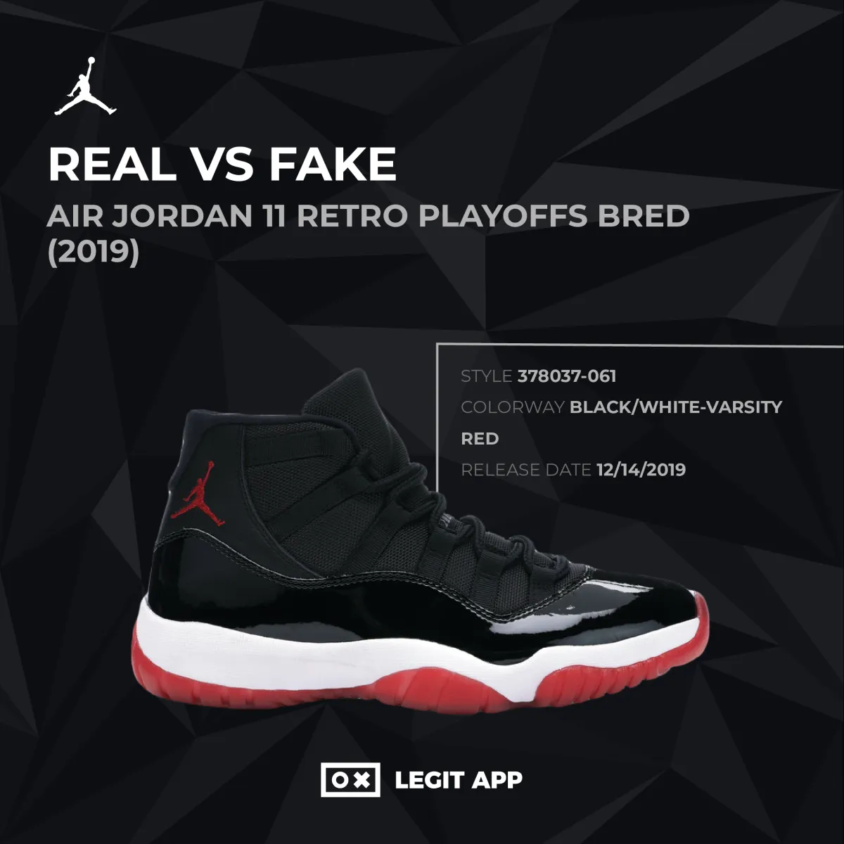 Jordan 11 Retro Playoffs Bred (2019)
