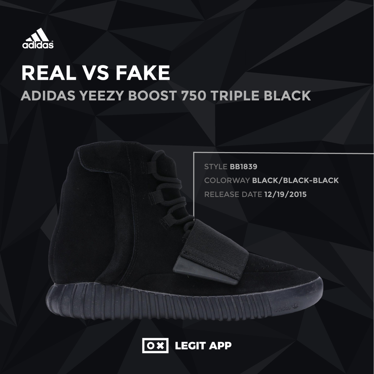 adidas Yeezy Boost 750 Triple Black