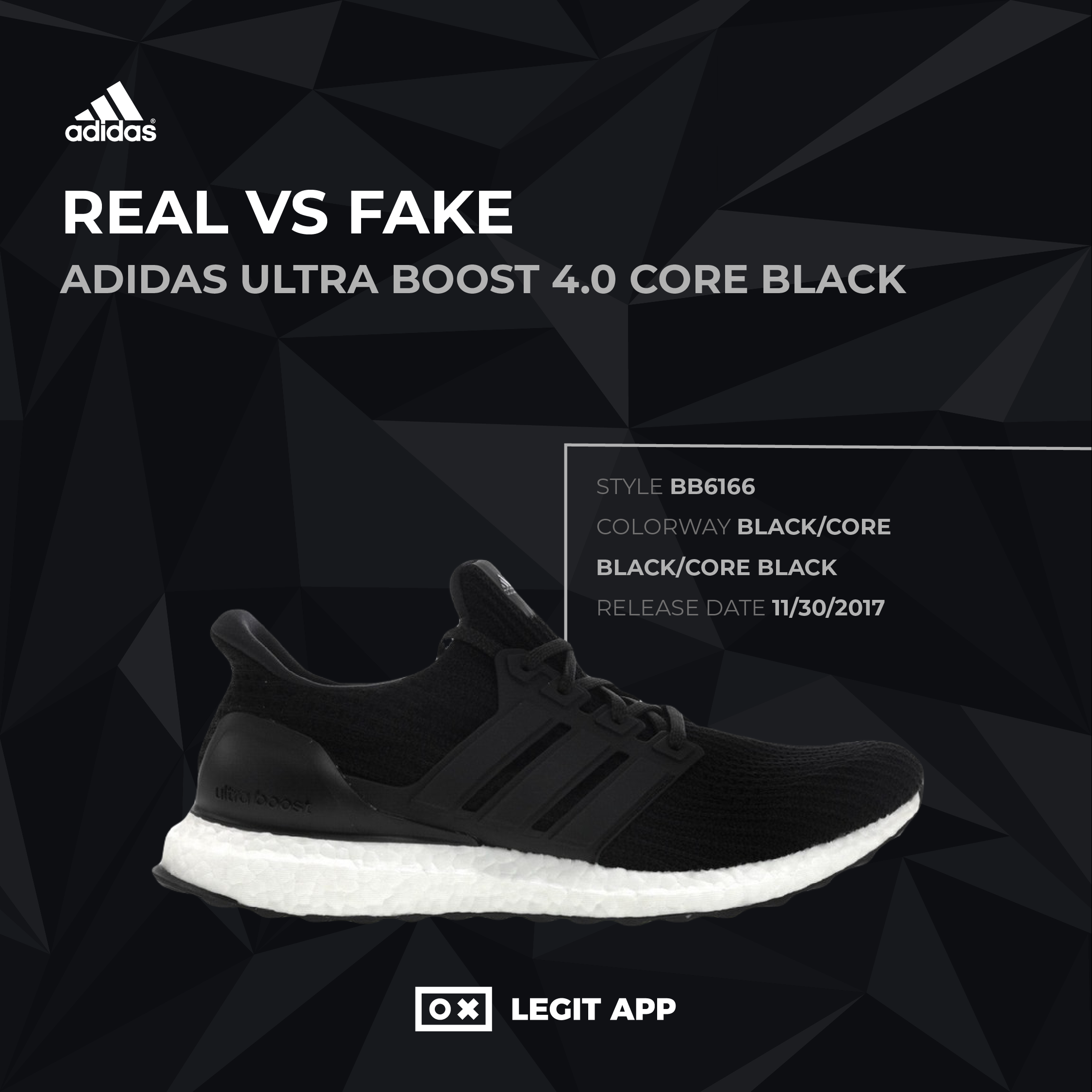 adidas ultra boost 4.0 fake vs real