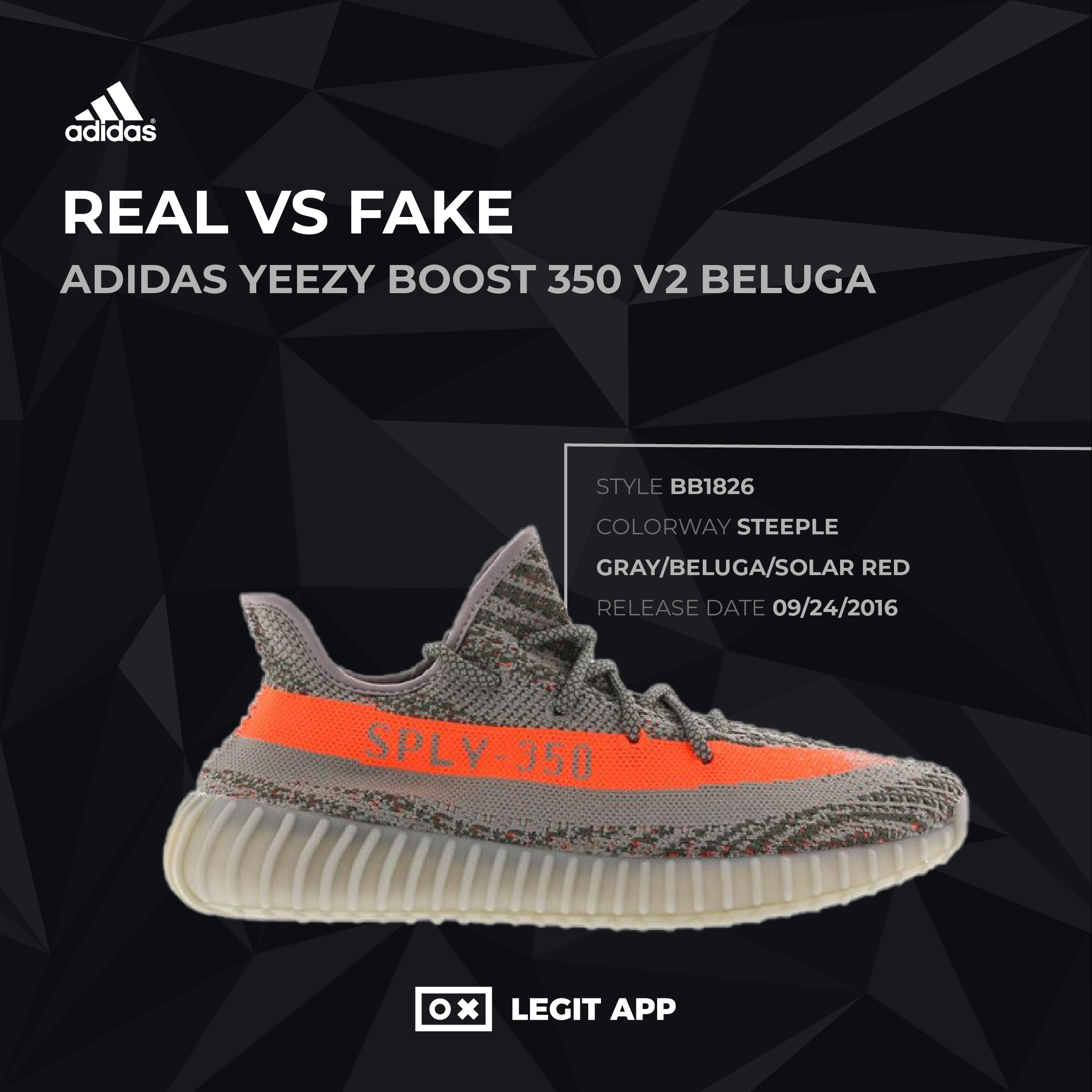 real vs fake yeezy beluga