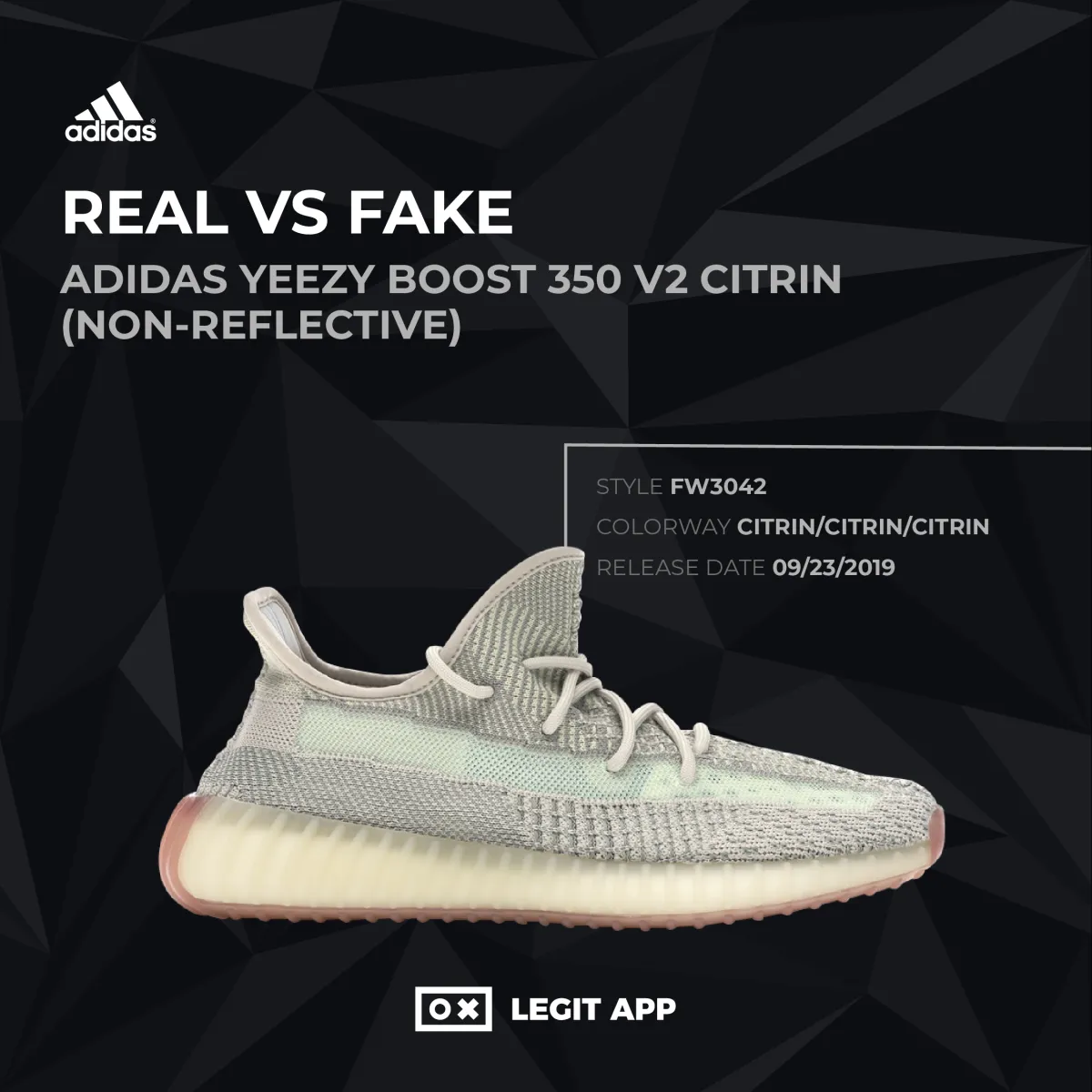 adidas Yeezy Boost 350 V2 Citrin (Non-Reflective)