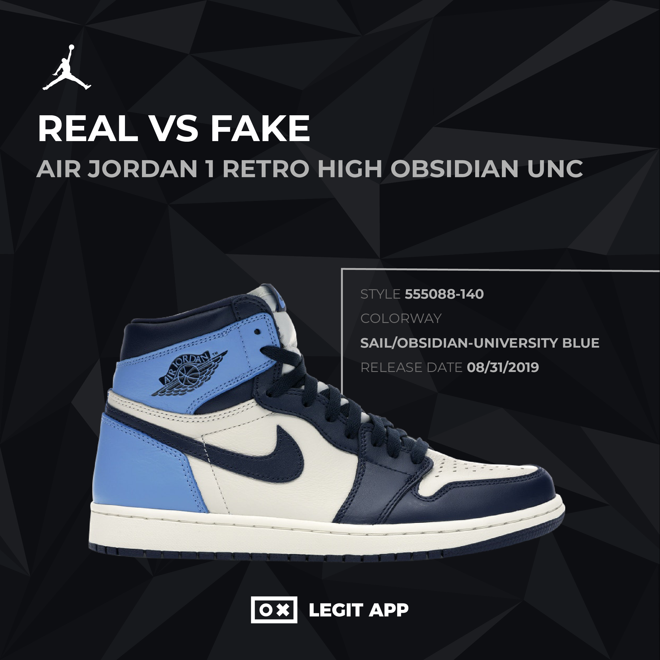 Jordan 1 Retro High Obsidian UNC  Shoes sneakers nike, Fashion shoes,  Sneakers fashion