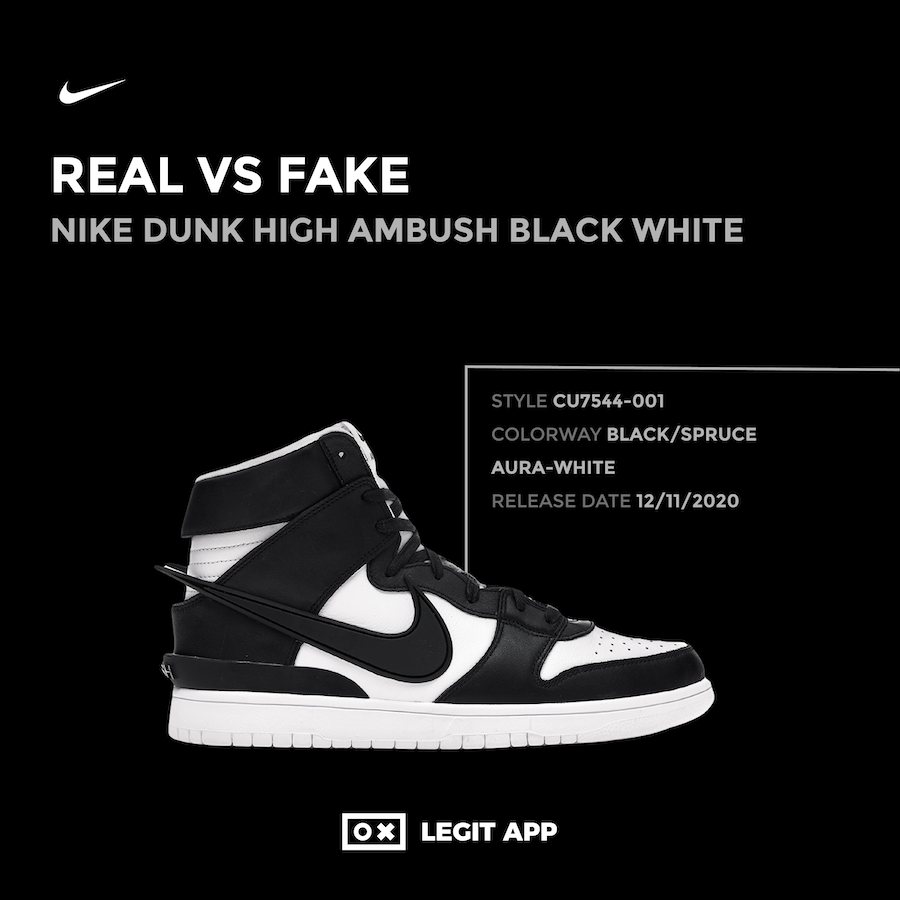 Nike Dunk High Ambush Black White