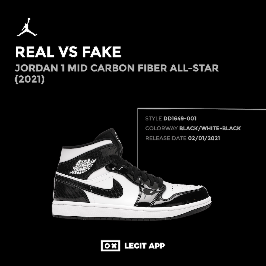 Jordan 1 Mid Carbon Fiber All-Star (2021)