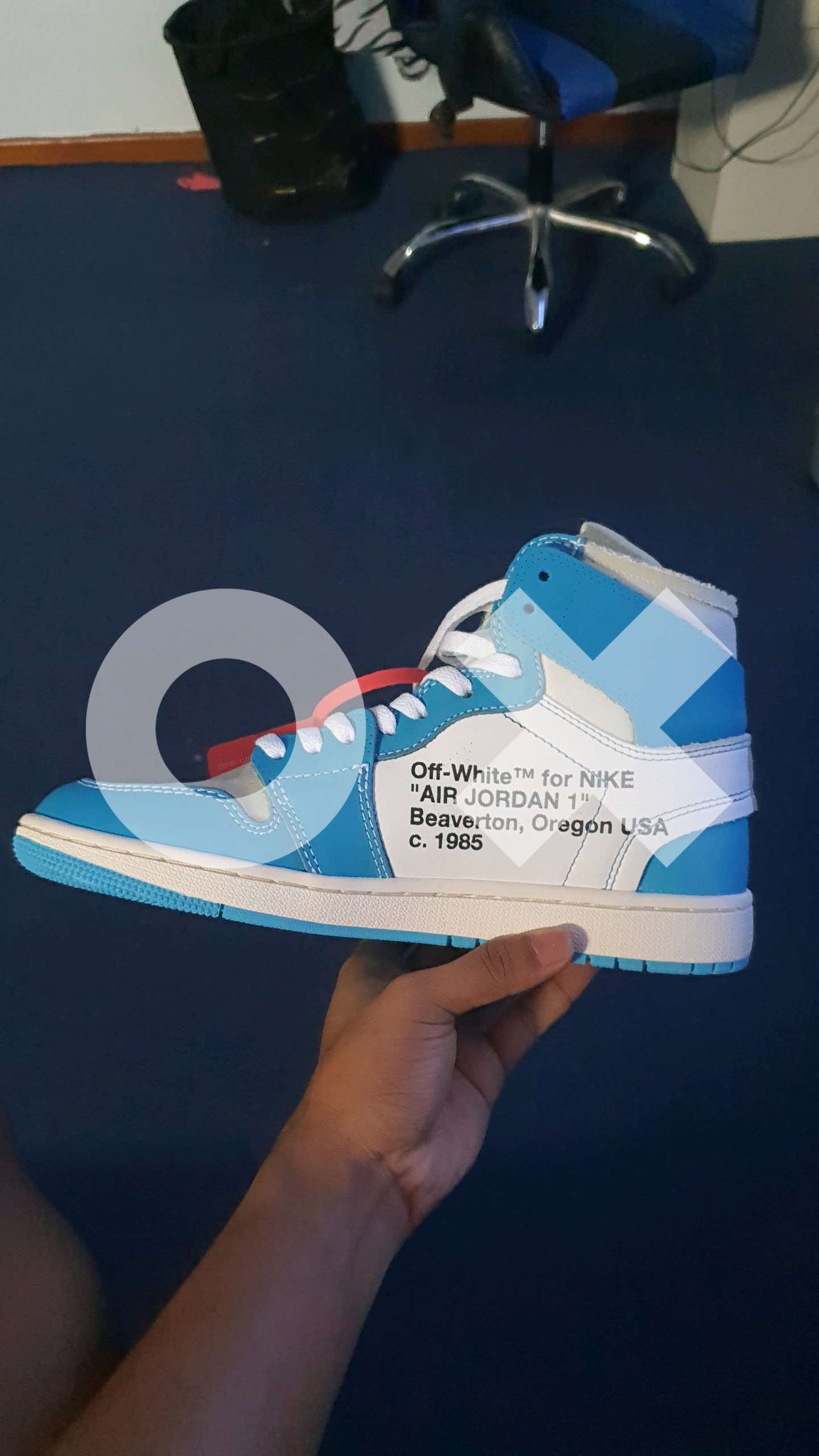 Air jordan off white on sale replica