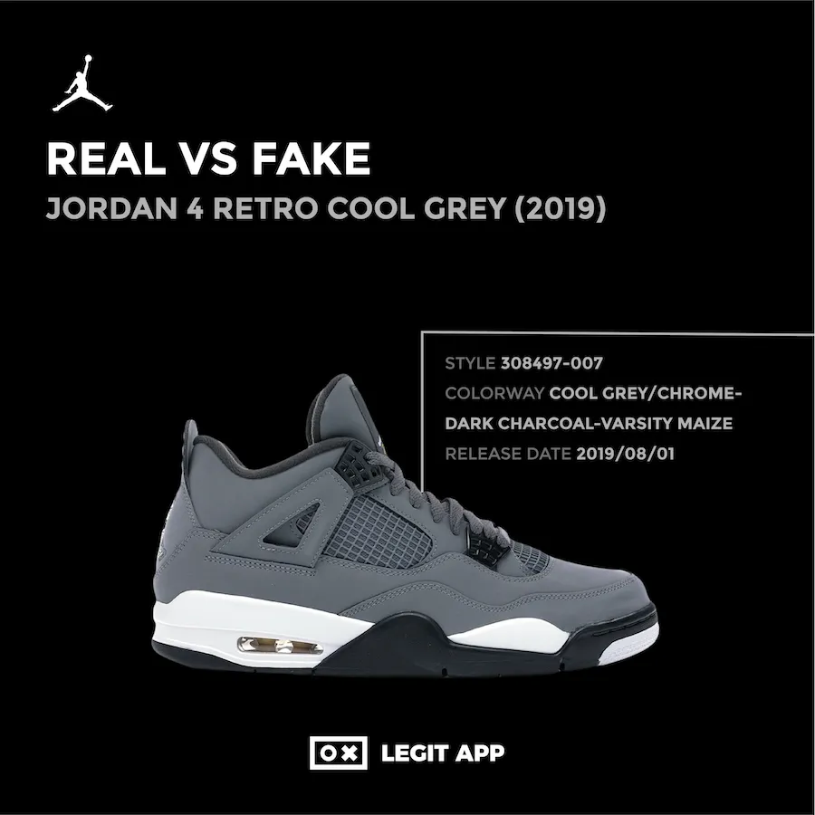 Jordan 4 Retro Cool Grey (2019)
