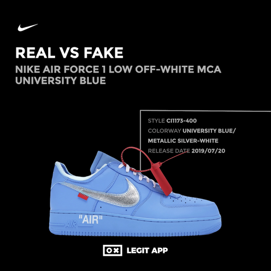 Nike Air Force 1 Low Off-White MCA University Blue