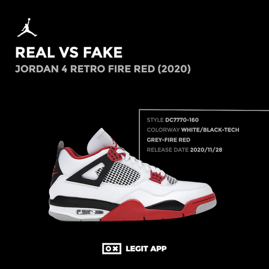 Jordan 4 Retro Fire Red (2020)