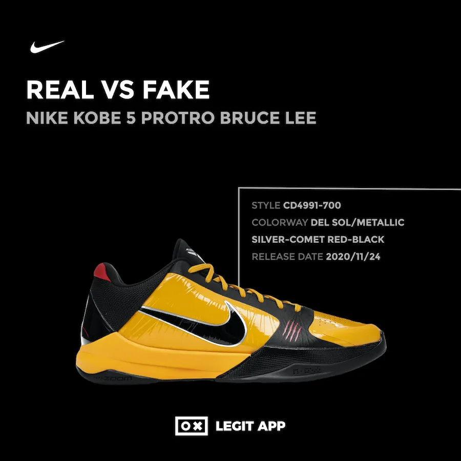 Nike Kobe 5 Protro Bruce Lee
