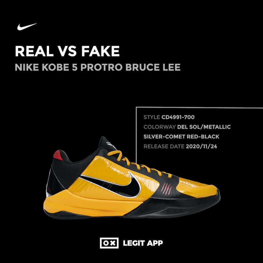 Nike Kobe 5 Protro Bruce Lee