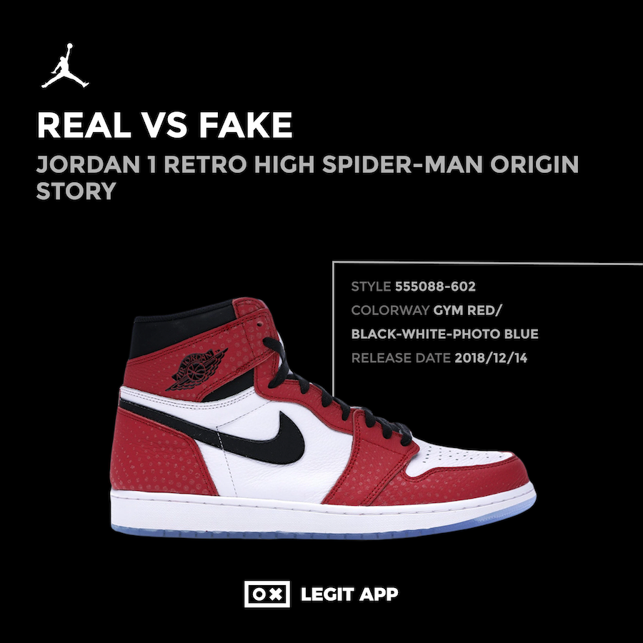 Jordan 1 Retro High Spider-Man Origin Story