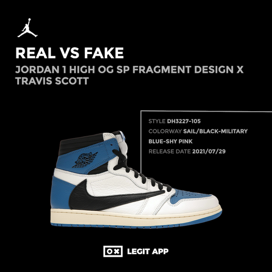 Jordan 1 High OG SP fragment design x Travis Scott