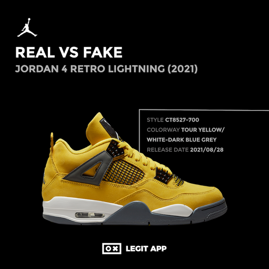 Jordan 4 Retro Lightning (2021)