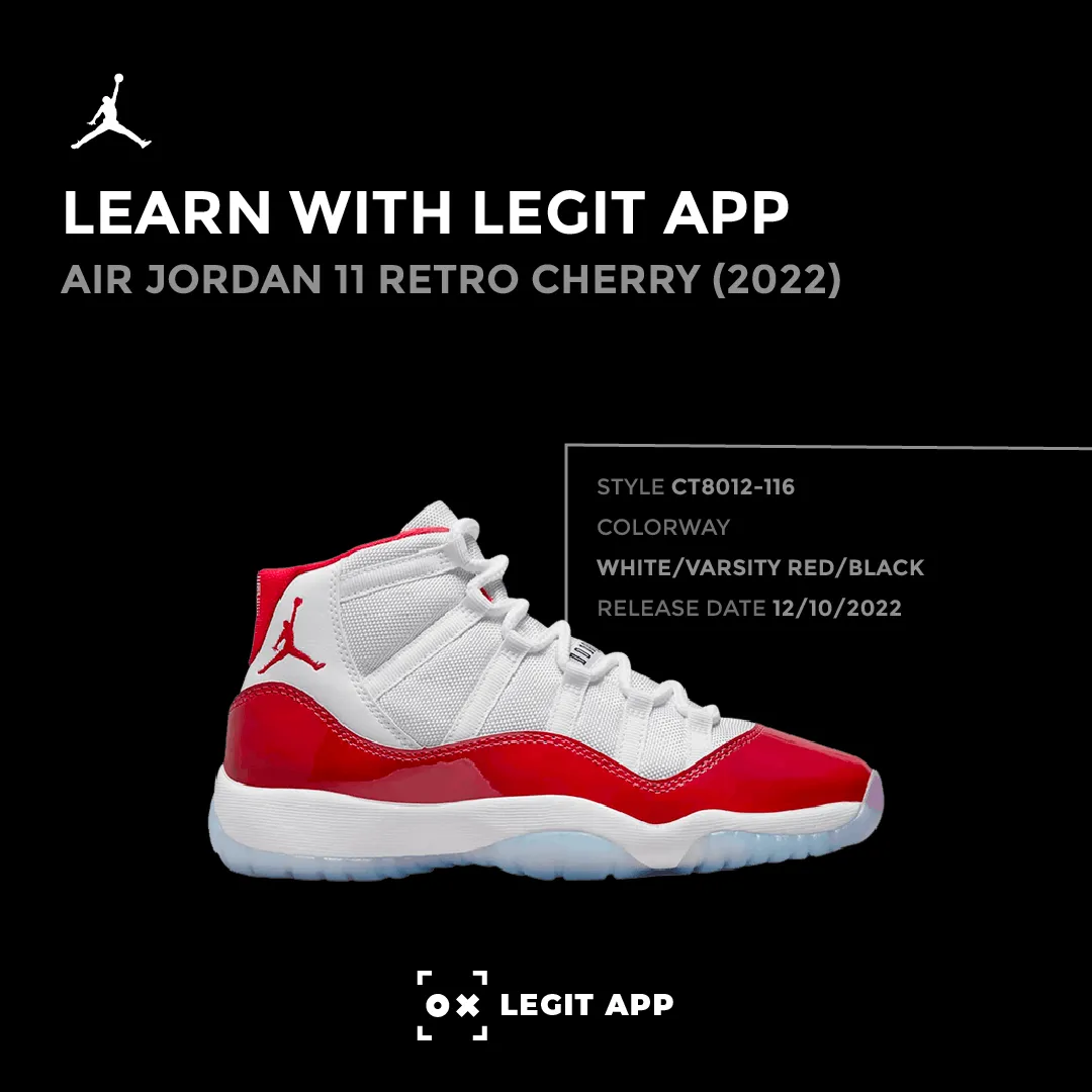 Jordan 11 Retro Cherry (2022)
