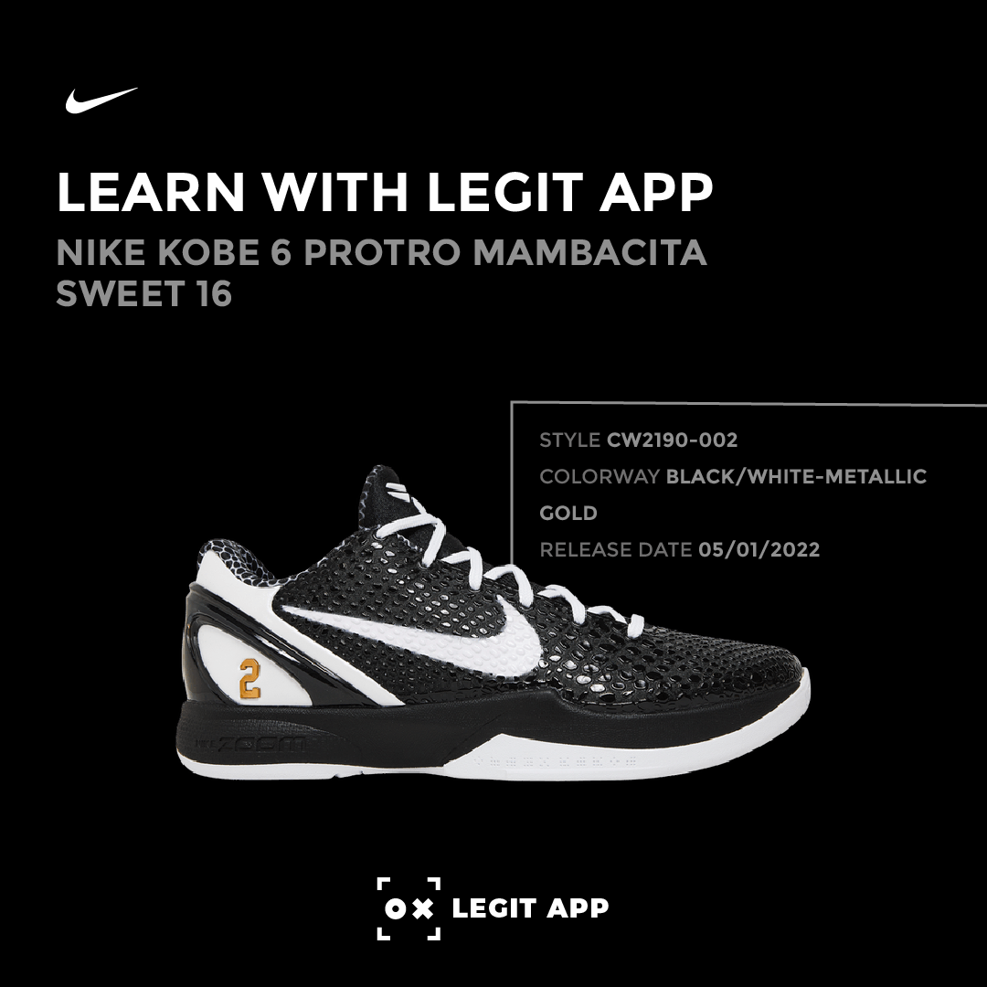 Nike Kobe 6 Protro Mambacita Sweet 16