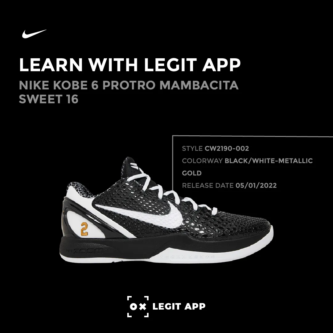 Nike Kobe 6 Protro Mambacita Sweet 16