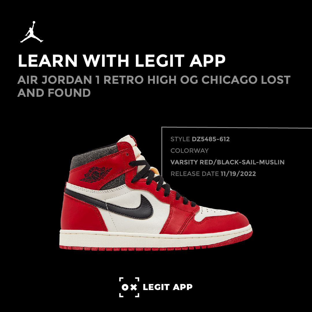Air Jordan 1 Retro High OG Chicago Lost and Found