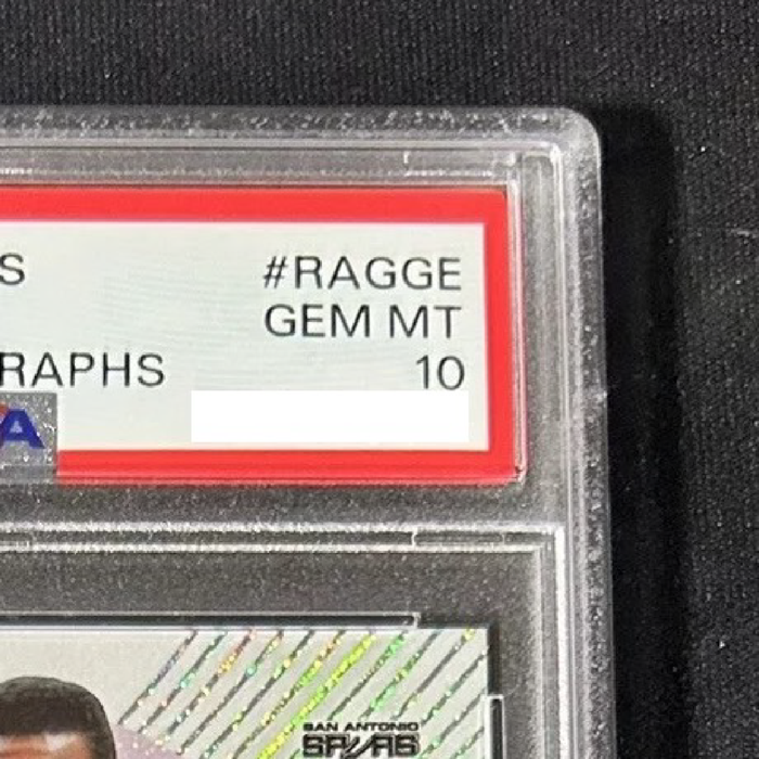 Sport Cards Graded Singles — Róg przedniej strony karty (górny prawy)