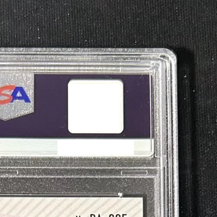 Sport Cards Graded Singles — Tył karty – górny prawy róg