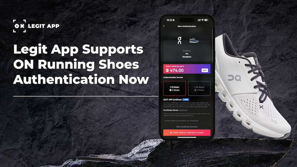 Legit App Supports On Running Shoes Authentication Now