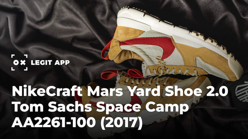 Real vs Fake: NikeCraft Mars Yard Shoe 2.0 Tom Sachs Space Camp AA2261-100 (2017) Authentication Guideline