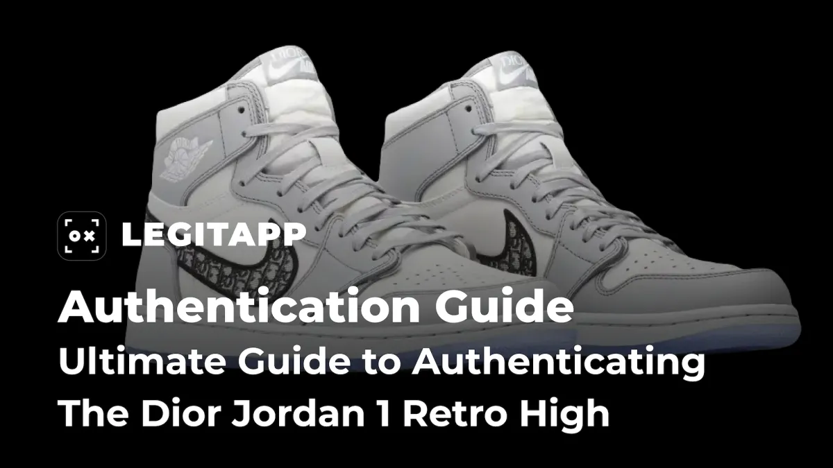 Real vs Fake: Ultimate Guide to Authenticating The Dior x Jordan 1 Retro High CN8607-002