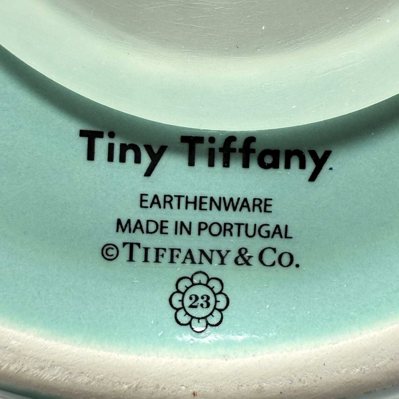 Tiffany & Co. skarbonka — Szczegóły dna​