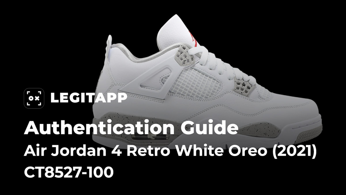 Real vs Fake: Authentication Guide for Air Jordan 4 Retro White Oreo (2021) CT8527-100