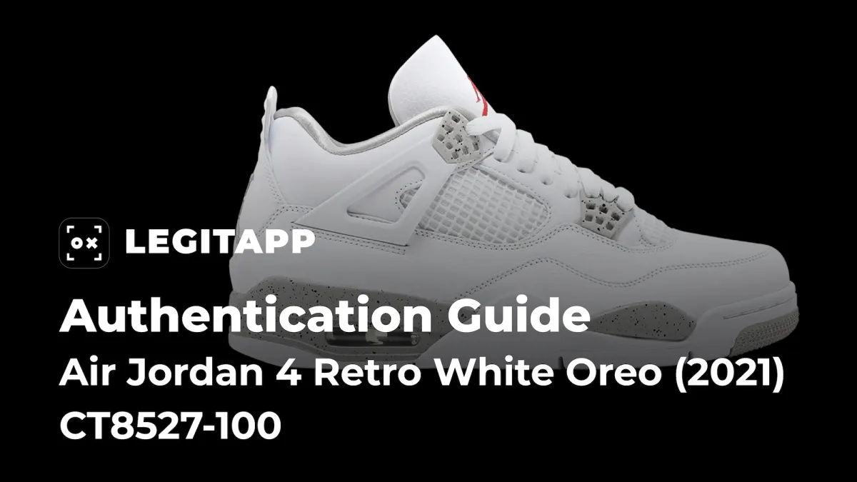 Real vs Fake: Authentication Guide for Air Jordan 4 Retro White Oreo (2021) CT8527-100