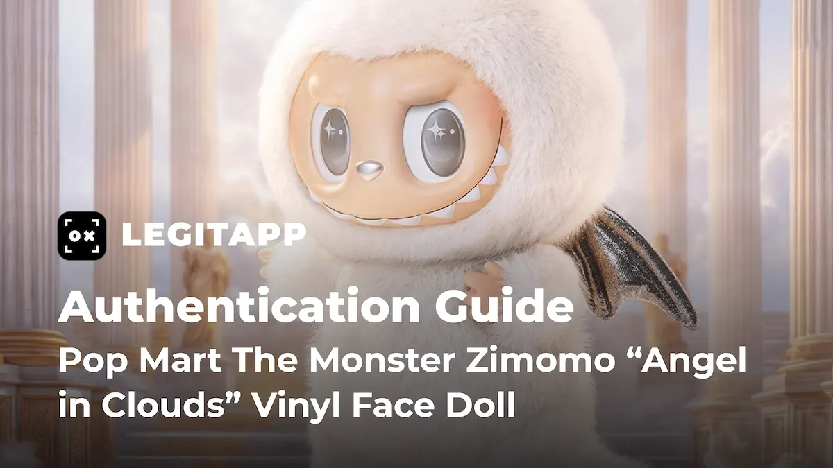Real vs Fake: How to Legit Check Pop Mart The Monster Zimomo “Angel in Clouds” Vinyl Face Doll