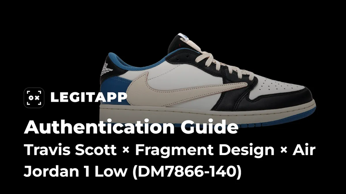 Real vs Fake: How to Legit Check Travis Scott × Fragment Design × Air Jordan 1 Low (DM7866-140)