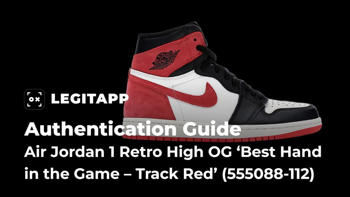 Real vs Fake: How to Legit Check the Air Jordan 1 Retro High OG ‘Best Hand in the Game – Track Red’ (555088-112)