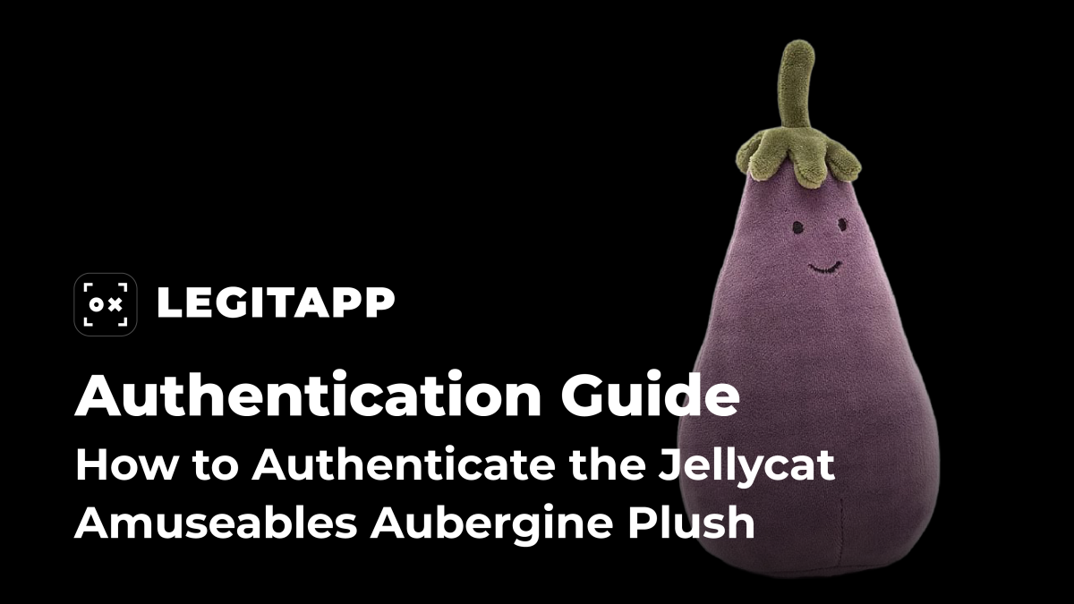 Real vs Fake: How to Authenticate the Jellycat Amuseables Aubergine Plush