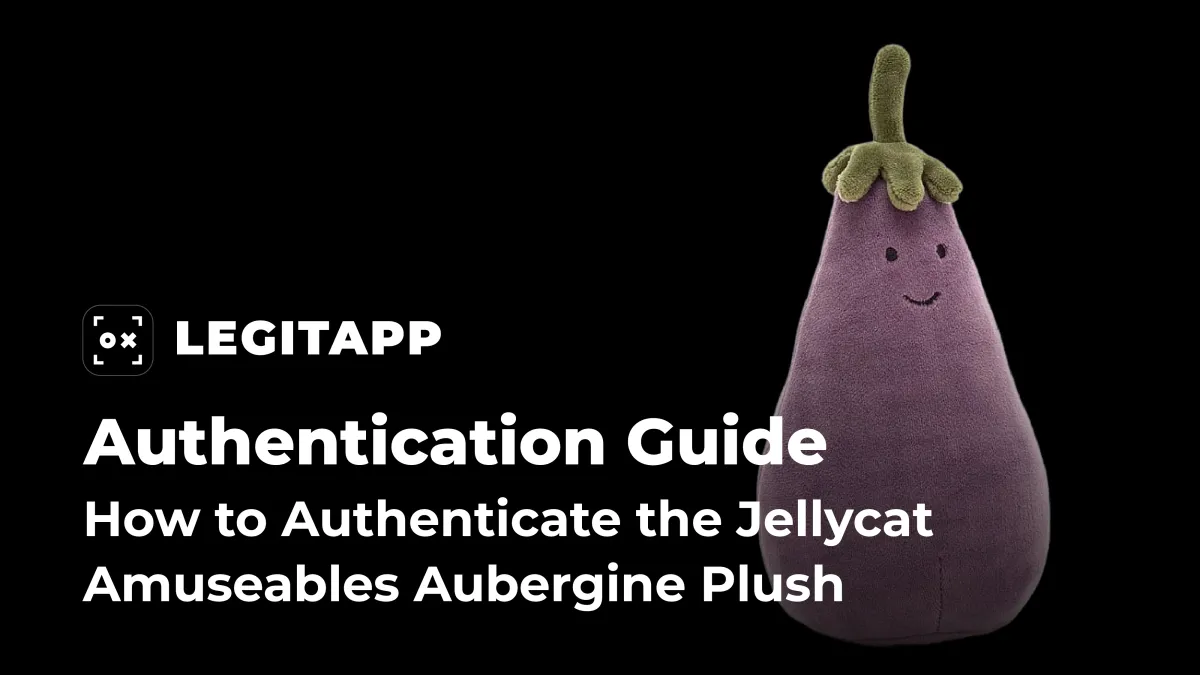 Real vs Fake: How to Authenticate the Jellycat Amuseables Aubergine Plush