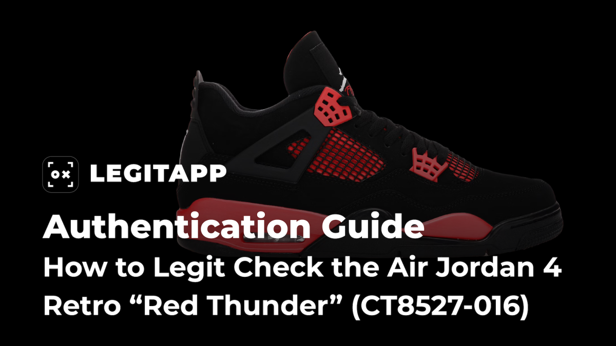Real vs Fake: How to Legit Check the Air Jordan 4 Retro “Red Thunder” (CT8527-016)