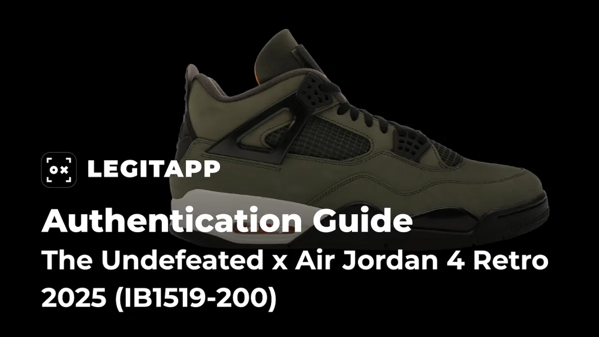 Real vs Fake: How to Legit Check the Undefeated x Air Jordan 4 Retro 2025 (IB1519-200)