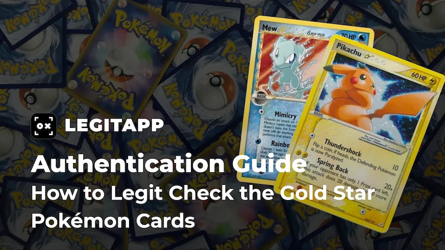 Real vs Fake: How to Legit Check the Gold Star Pokémon Cards