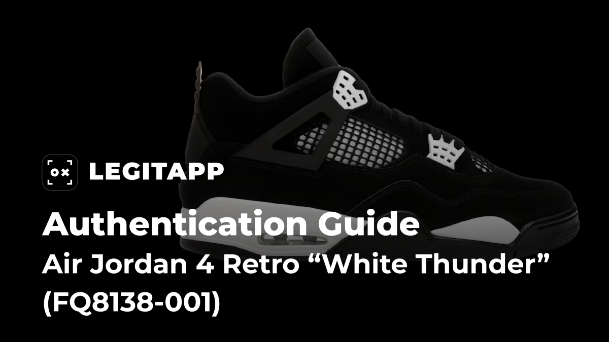Real vs Fake: How to Legit Check the Air Jordan 4 Retro “White Thunder” (FQ8138-001)
