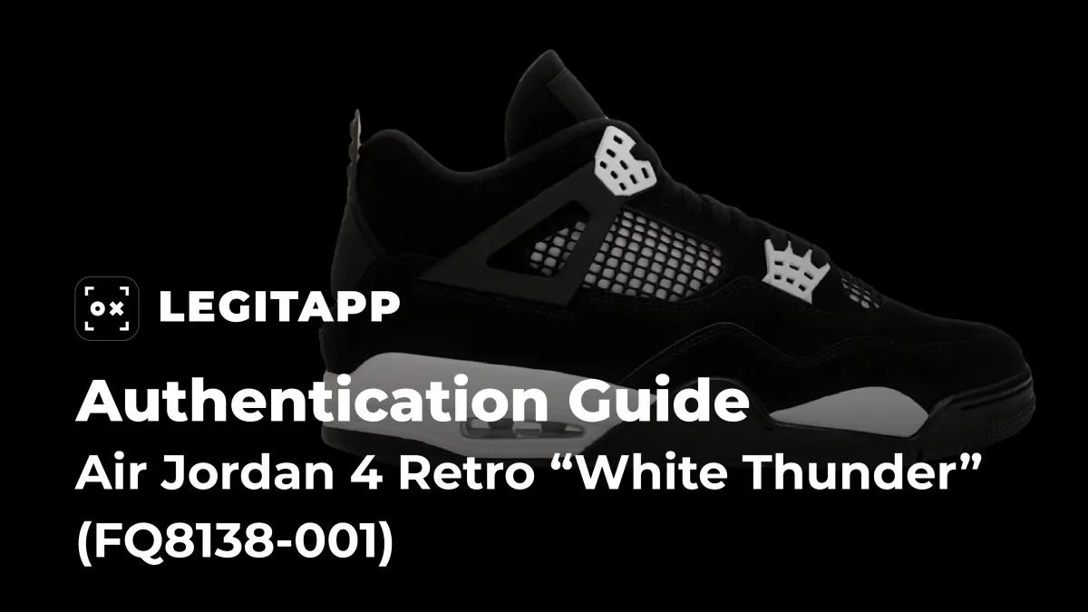 Real vs Fake: How to Legit Check the Air Jordan 4 Retro “White Thunder” (FQ8138-001)