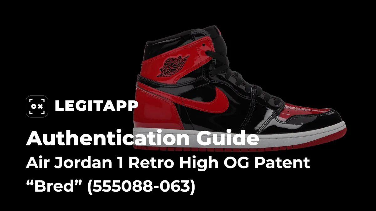 Real vs Fake: How to Legit Check the Air Jordan 1 Retro High OG Patent “Bred” (555088-063)