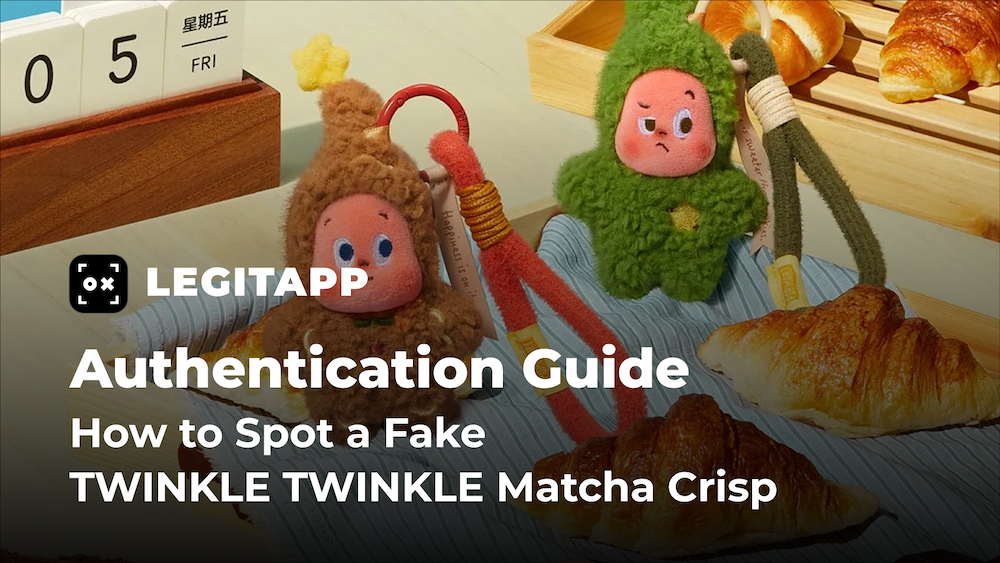 Real vs Fake: How to Authenticate the POP MART Twinkle Twinkle — Matcha Crisp Plush Pendant