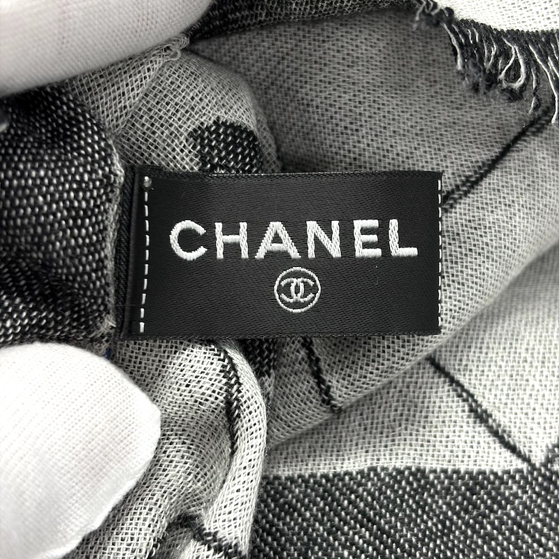 Chanel Scarf — Inside Label (Front)