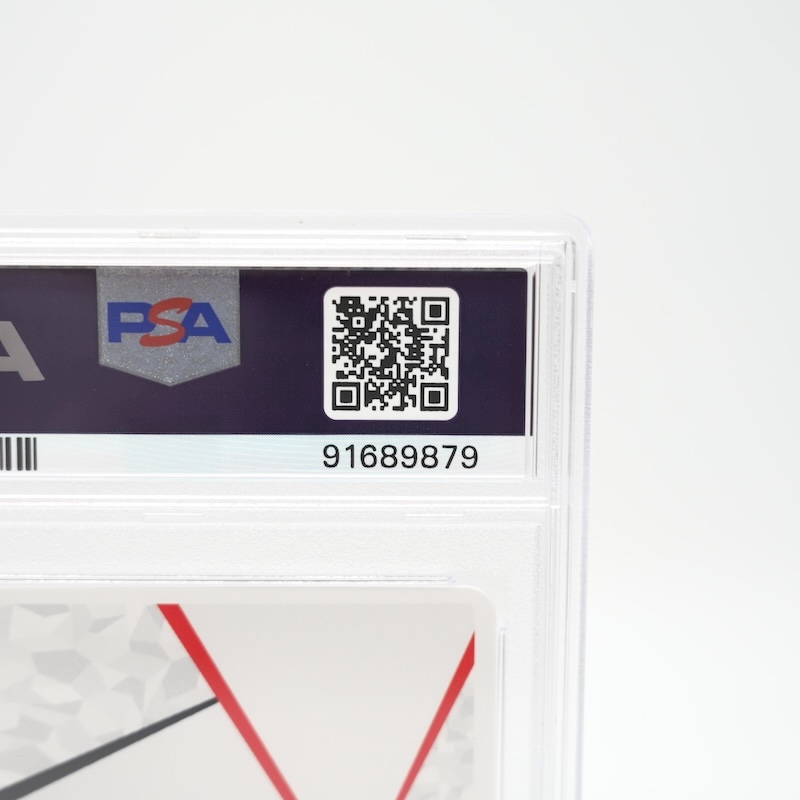 Union Arena Graded Singles — Back Corners of Card (Upper Right)