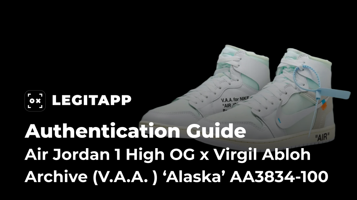 How to Legit Check the Air Jordan 1 High OG x Off-White ‘Alaska’ AA3834-100 — Real vs. Fake Guide