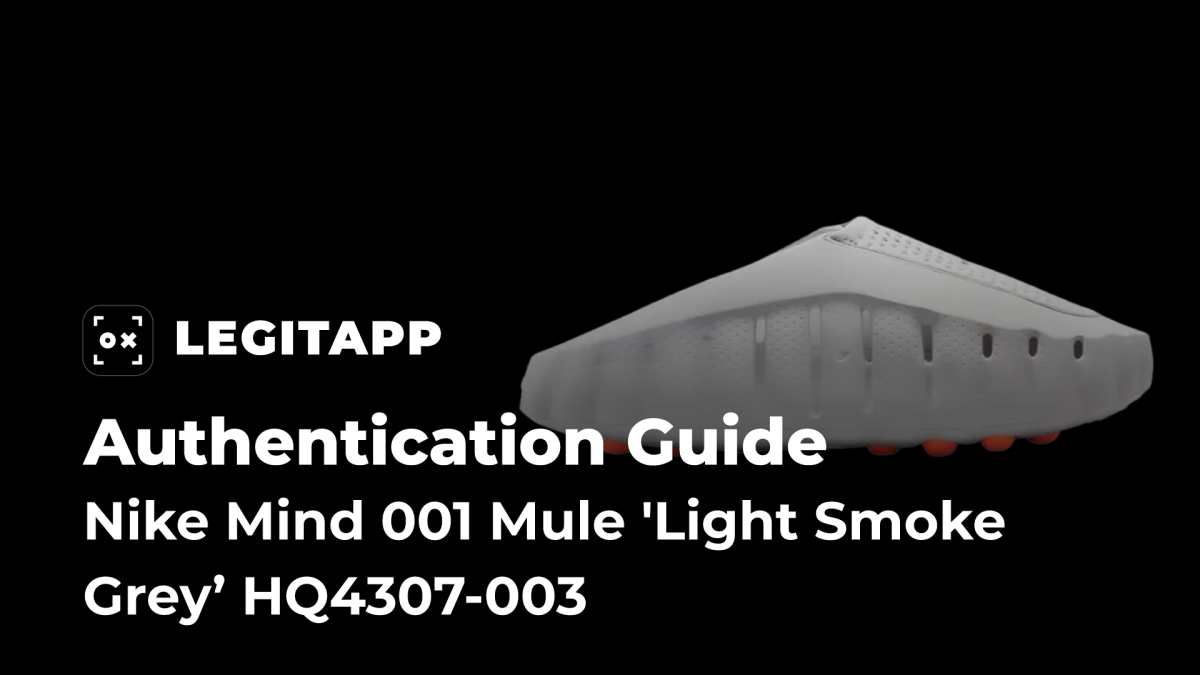 How to Legit Check the Nike Mind 001 Mule 'Light Smoke Grey’ HQ4307-003 — Real vs. Fake Guide