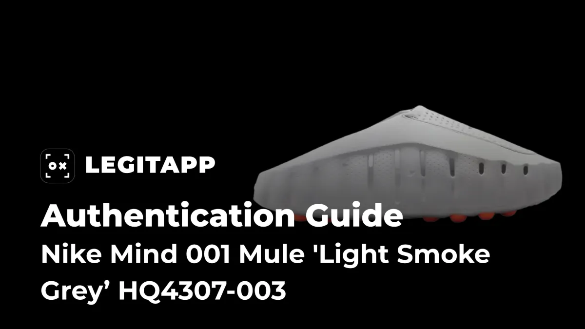 How to Legit Check the Nike Mind 001 Mule 'Light Smoke Grey’ HQ4307-003 — Real vs. Fake Guide
