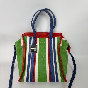 Balenciaga Balenciaga Bazar Shopper Striped Leather Medium Tote